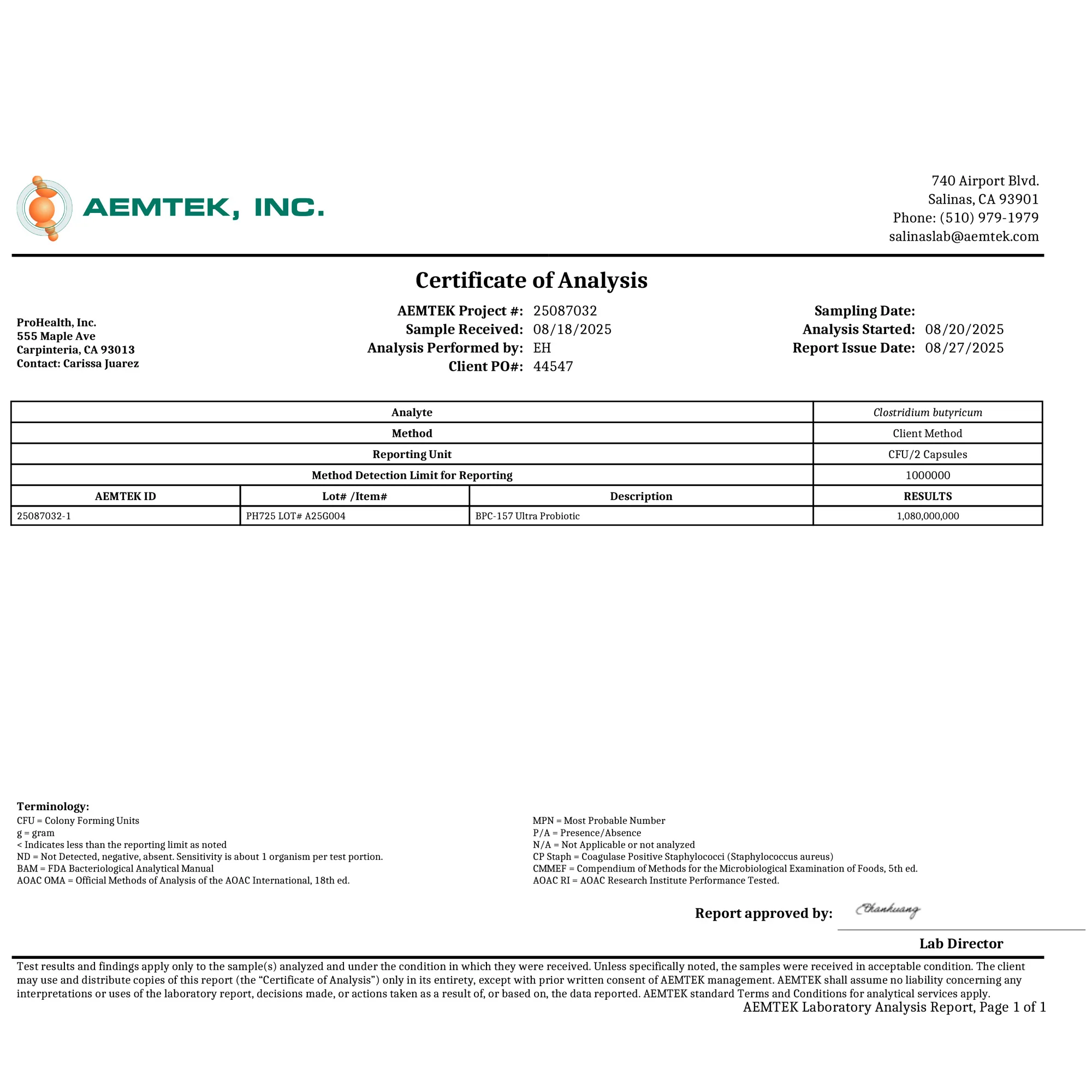 BPC-157 Ultra Probiotic - 60 capsules - Image 4