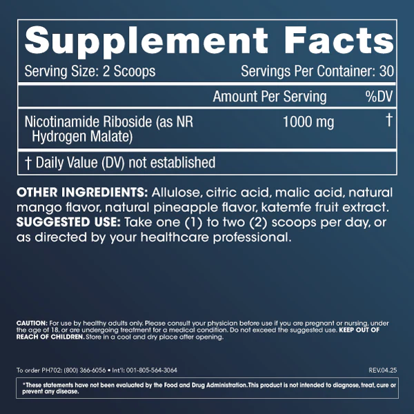 NR Pro Powder 1000 - Tropical Fruit Flavor - 144 grams - Image 2