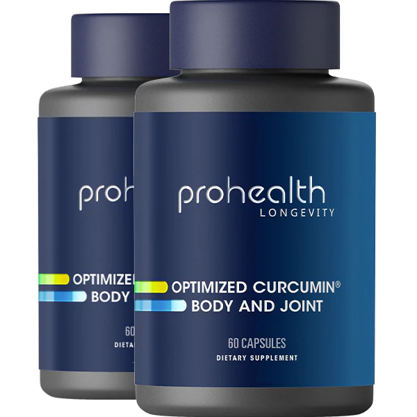 Optimized Curcumin for Body and Joint - 60 capsules - 2 pack