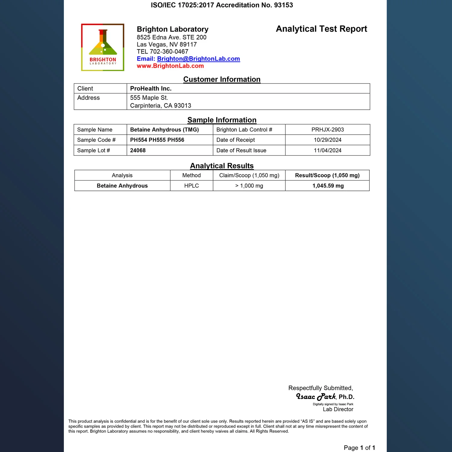 TMG Pro Powder - 1 kilo - Image 3